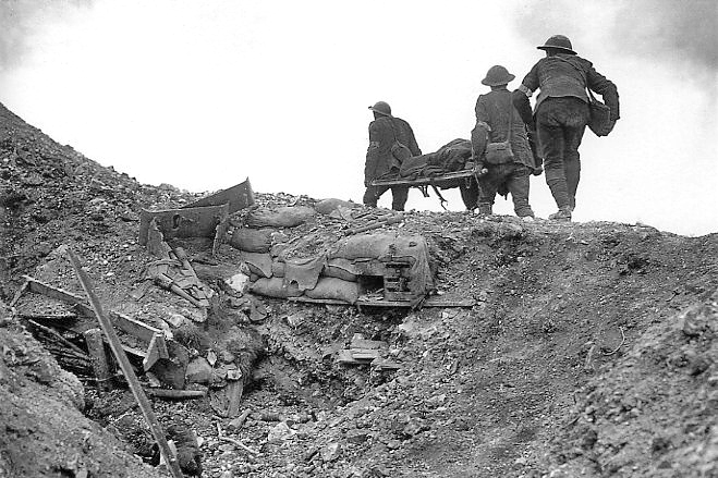 The trenches at Regina Ridge, 1916
