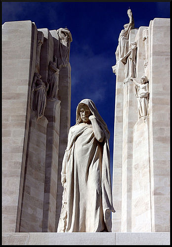 Vimy Memorial, north-east of Arras