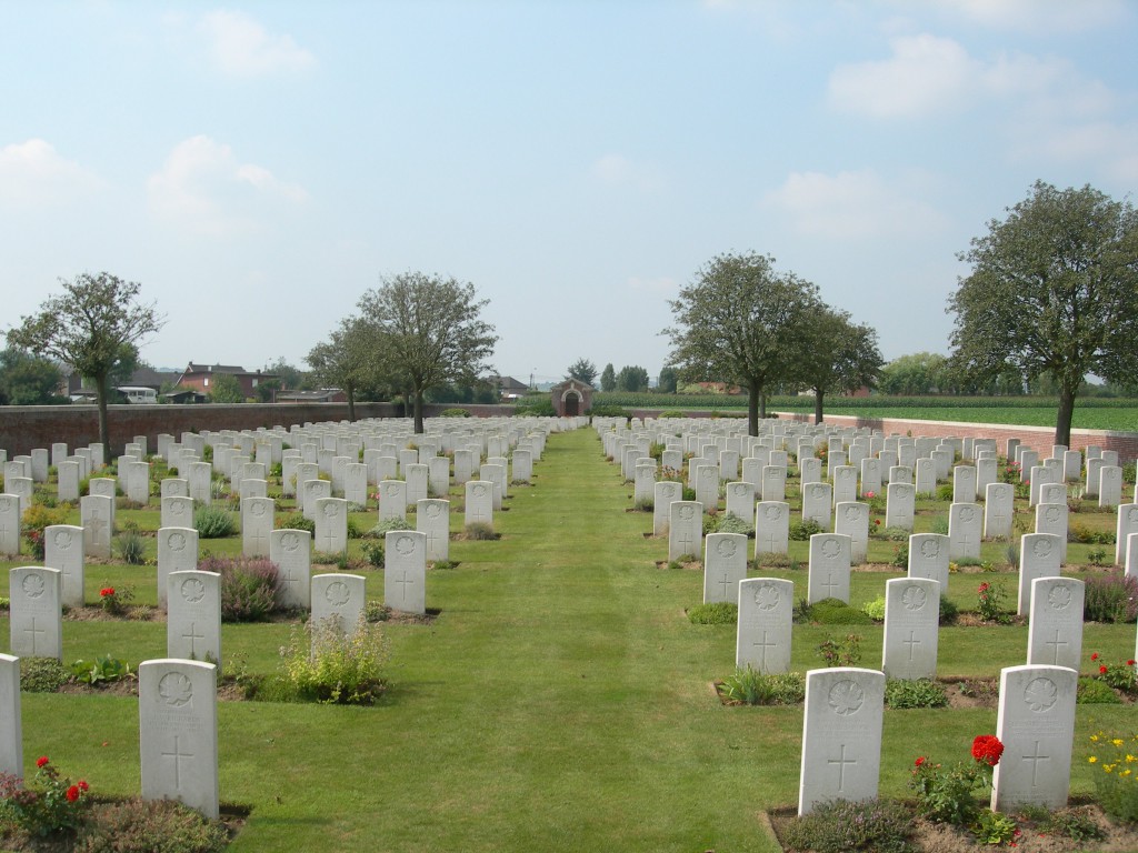 Reninghelst New Military Cemetery, south-west of Ypres