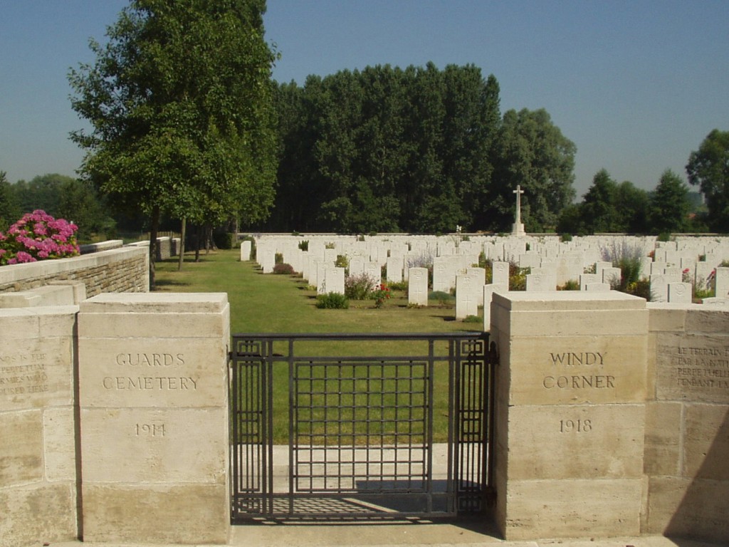 Guards Cemetery, Windy Corner, Cuincy. (Marietta Crichton Stuart)